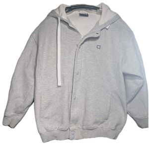 Southpole Y2K Men's Hoodie Zip & snap Sz XL VTG Sweater Skater Streetwear Active